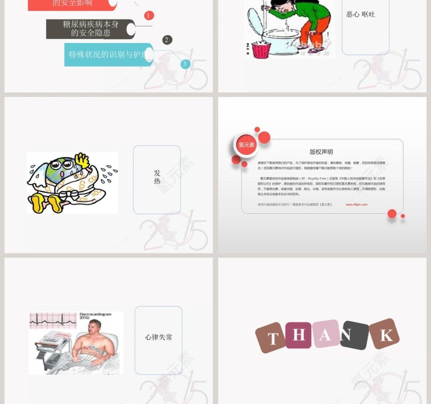 糖尿病患者的安全管理ppt模板第9张