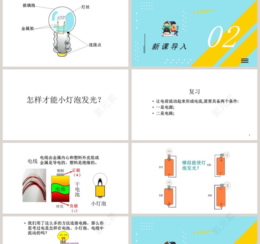 点亮小灯泡-大象版科学三年级下册课件教学ppt课件第2张