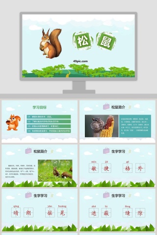 课文解析松鼠语文课件PPT