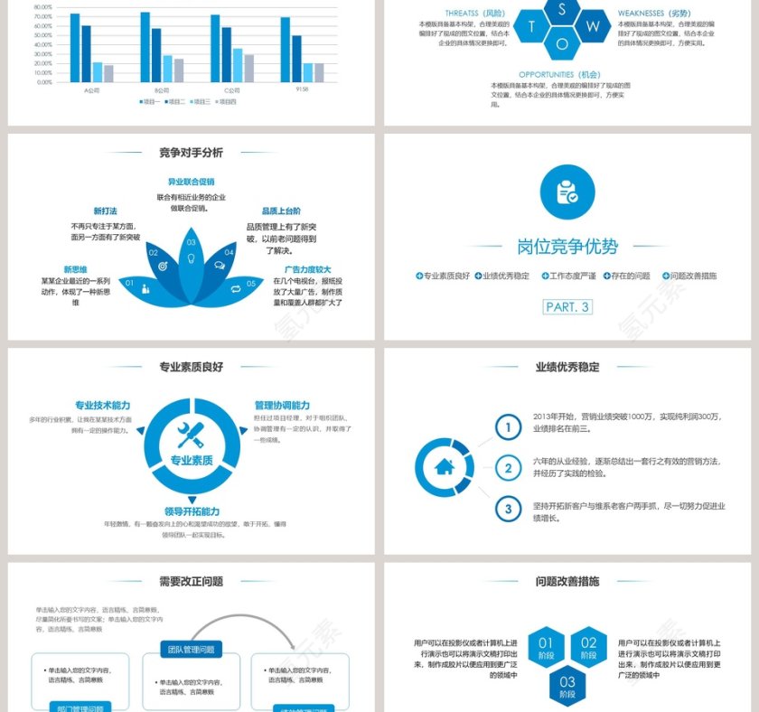 勇往直前励志正能量PPT模板第3张