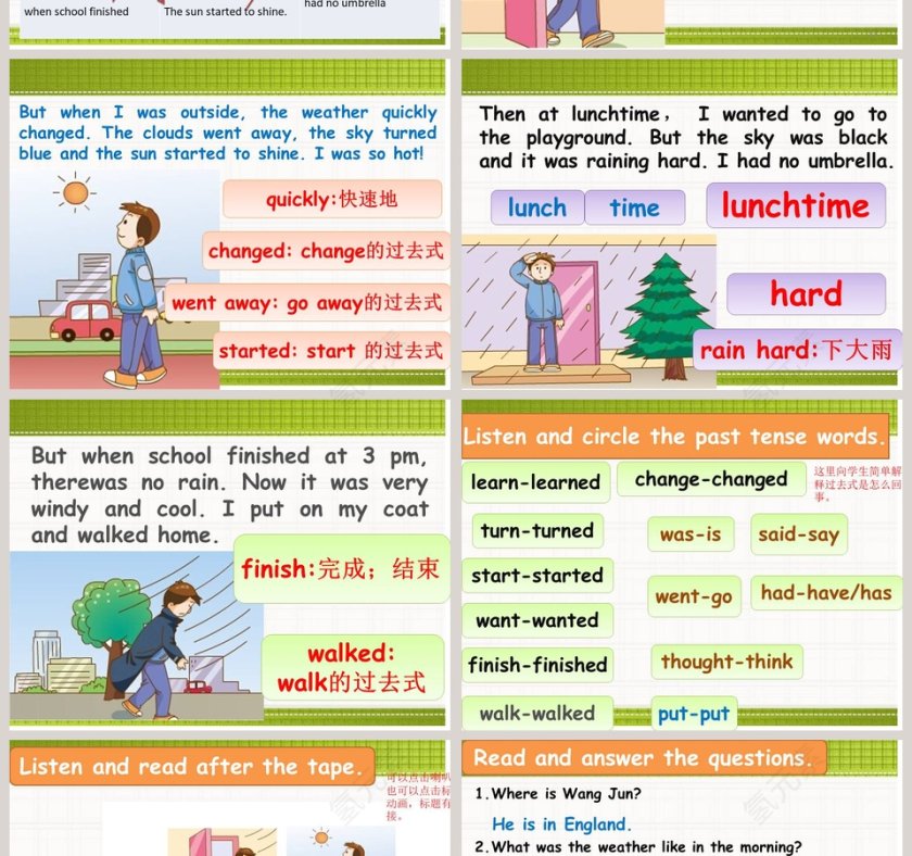 Unit 12-Four seasons in one day教学ppt课件第4张