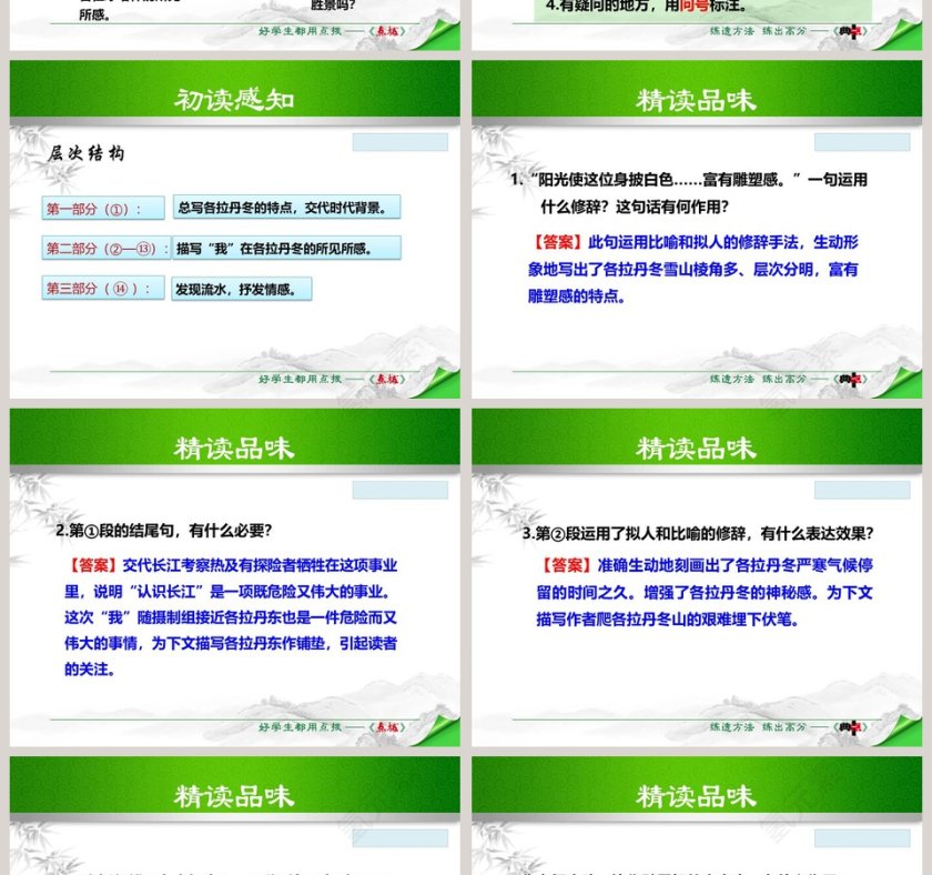 在长江源头各拉丹东PPT课件第4张