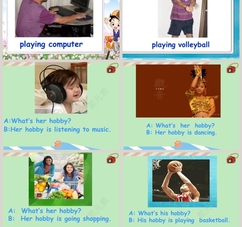 Unit 2-His hobby is drawing教学ppt课件第3张