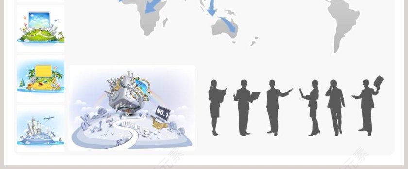 彩色简约清新英语教学课件ppt第8张