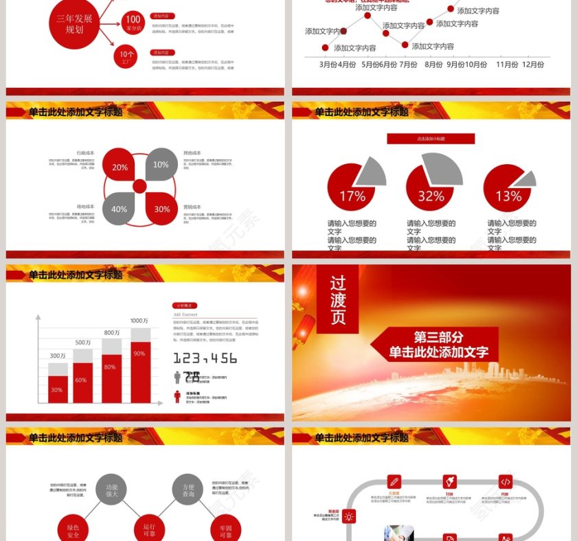 中国石油PPT模板第3张