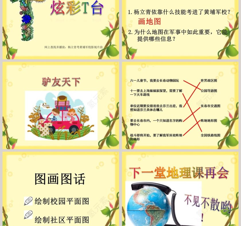 地图的阅读-第一章地球和地图教学ppt课件第3张