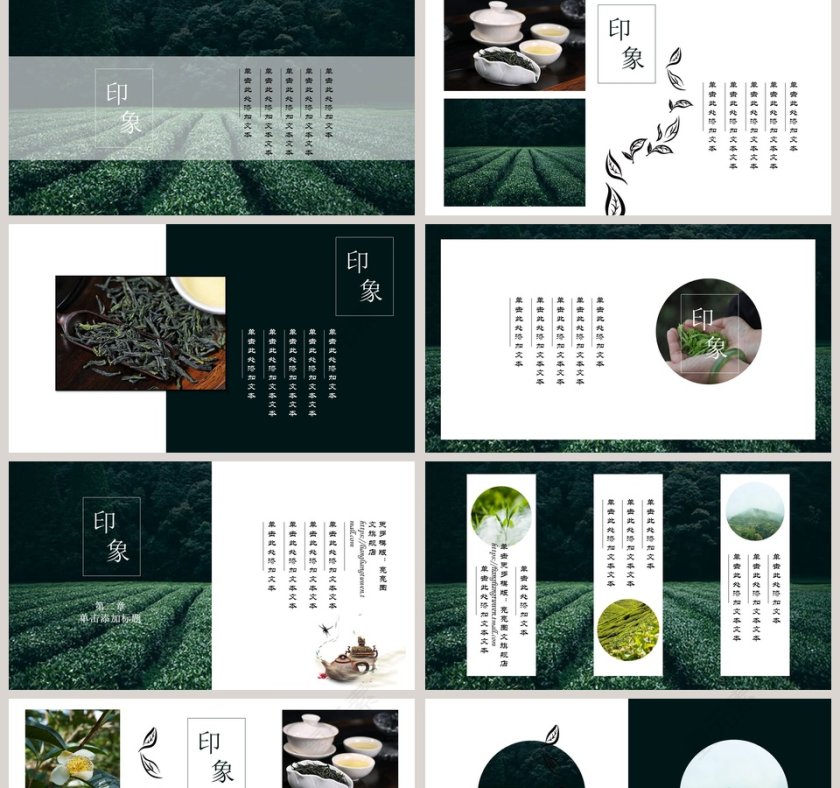 简约大气清新茶乡茶文化PPT第2张