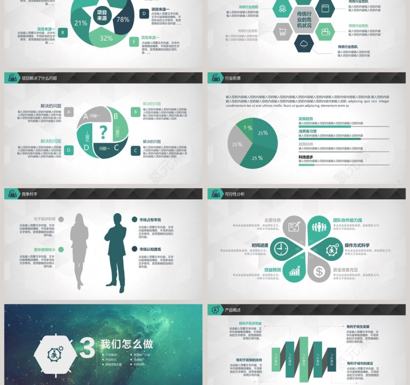 简约创意商业融资计划书PPT第3张