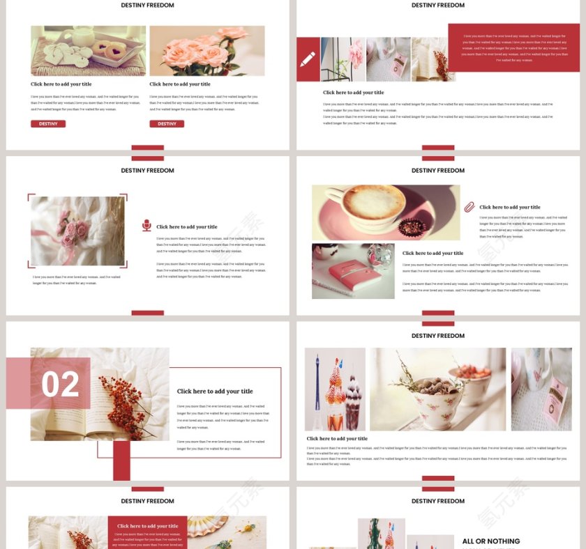 红色大气英语教学课件ppt第2张