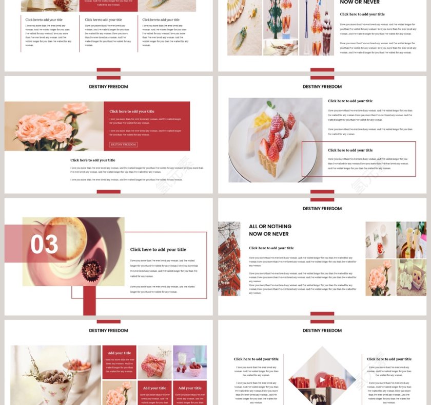 红色大气英语教学课件ppt第3张