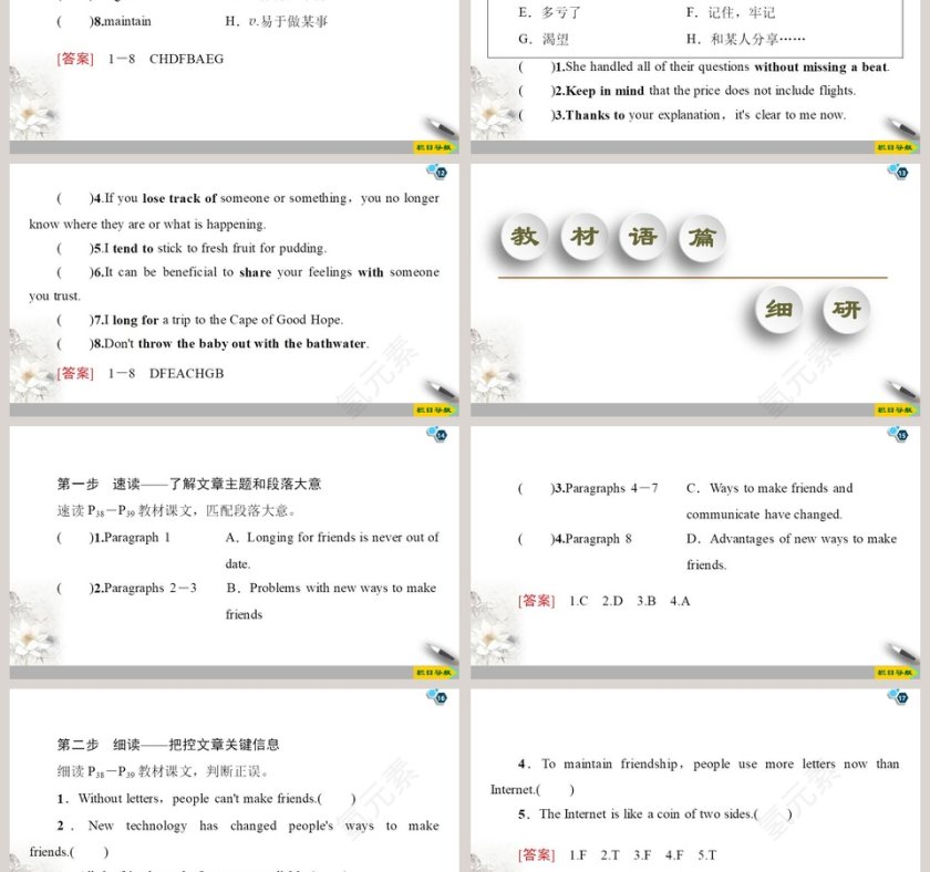 Unit 4-Friends forever教学ppt课件第3张