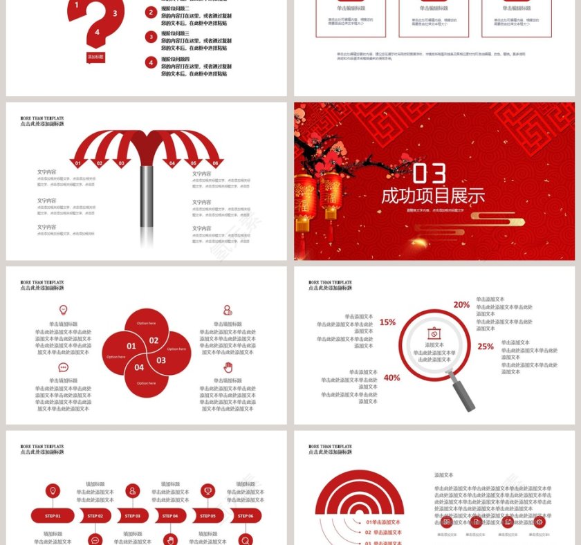 迎战2019年终总结新年计划PPT模板第3张