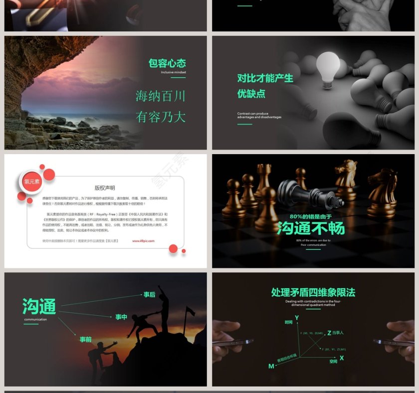 企业新员工入职培训摆正心态PPT模板第4张