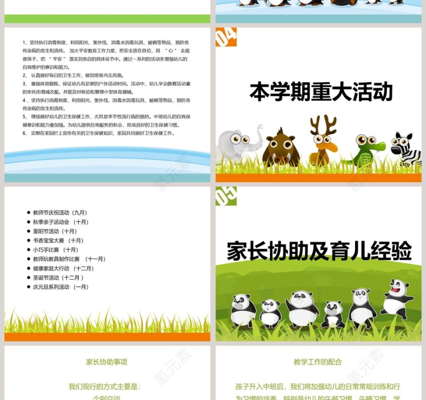 幼儿园中班班级情况座谈会家长会PPT第4张