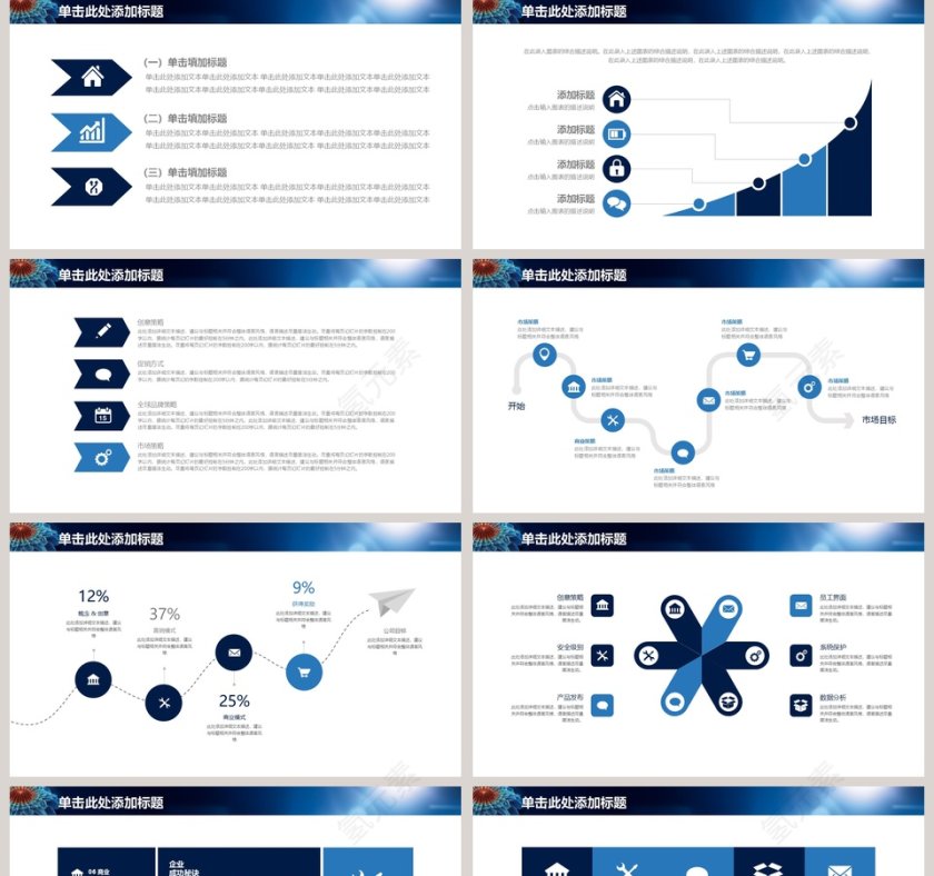 2019工作汇报年度总结PPT模板第5张