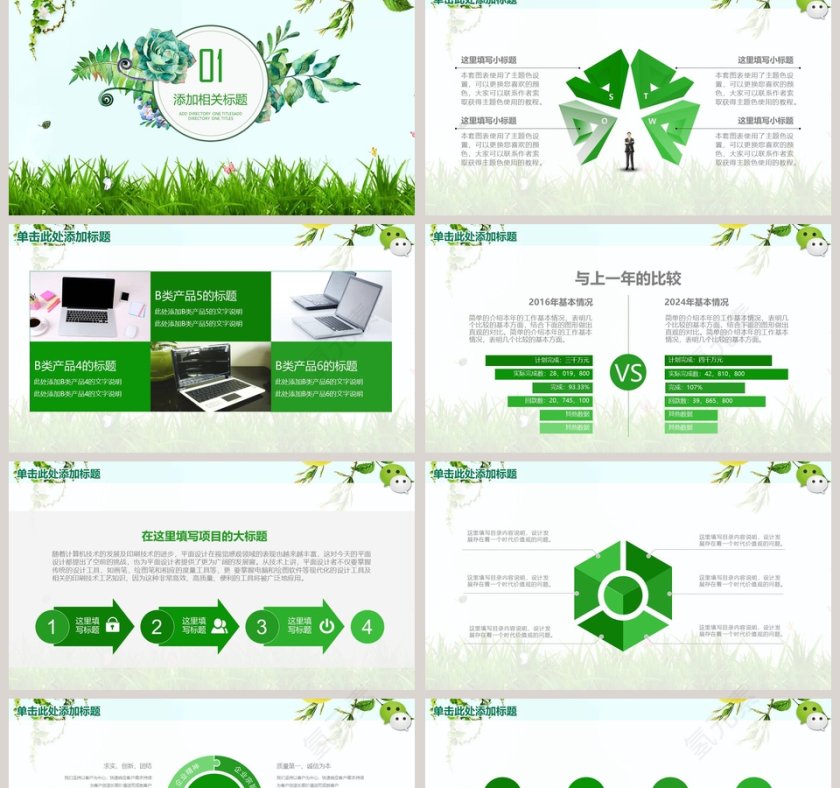 微信营销工作模板ppt第2张