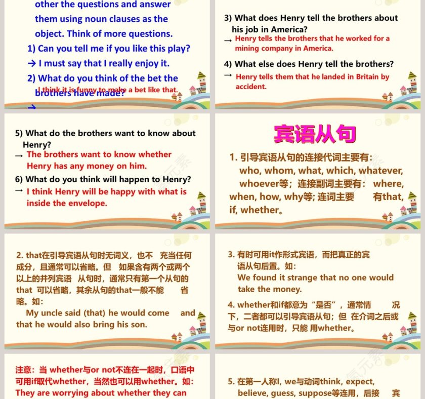 简约大气英语教学课件ppt模板第2张