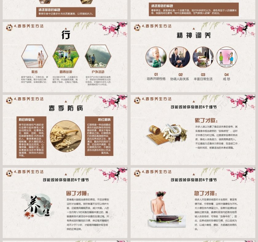 春季养生知识讲座PPT 第4张