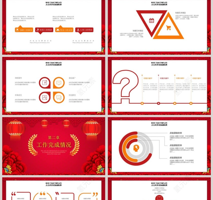 迎战2019新年工作总结汇报PPT模板第2张