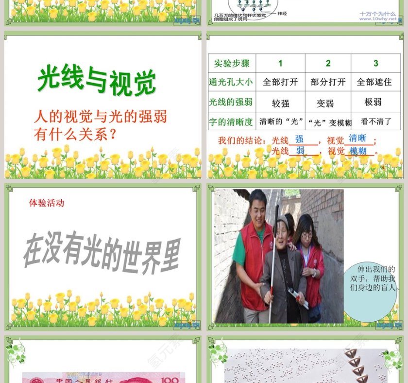 湘教版义务教育课程标准实验教科书三年级下册-光线与视觉教学ppt课件第2张