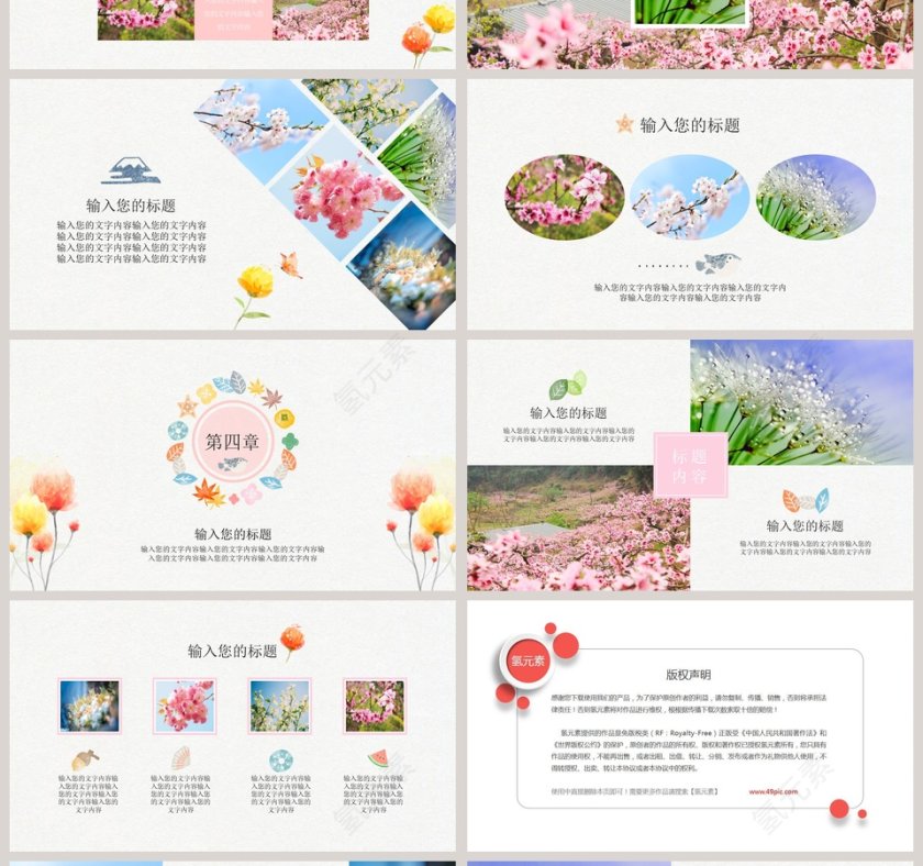 夏日清爽一夏PPT第4张