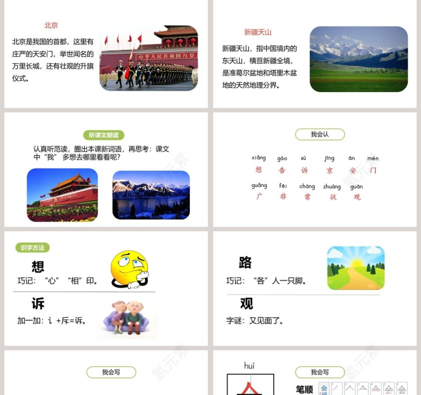 课文解析我多想去看看语文课件PPT第2张