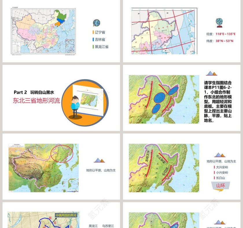 东北三省教学ppt课件第2张