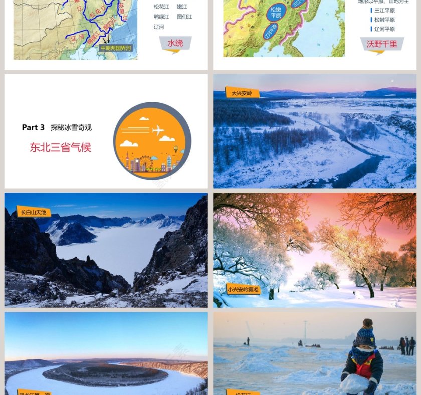 东北三省教学ppt课件第3张