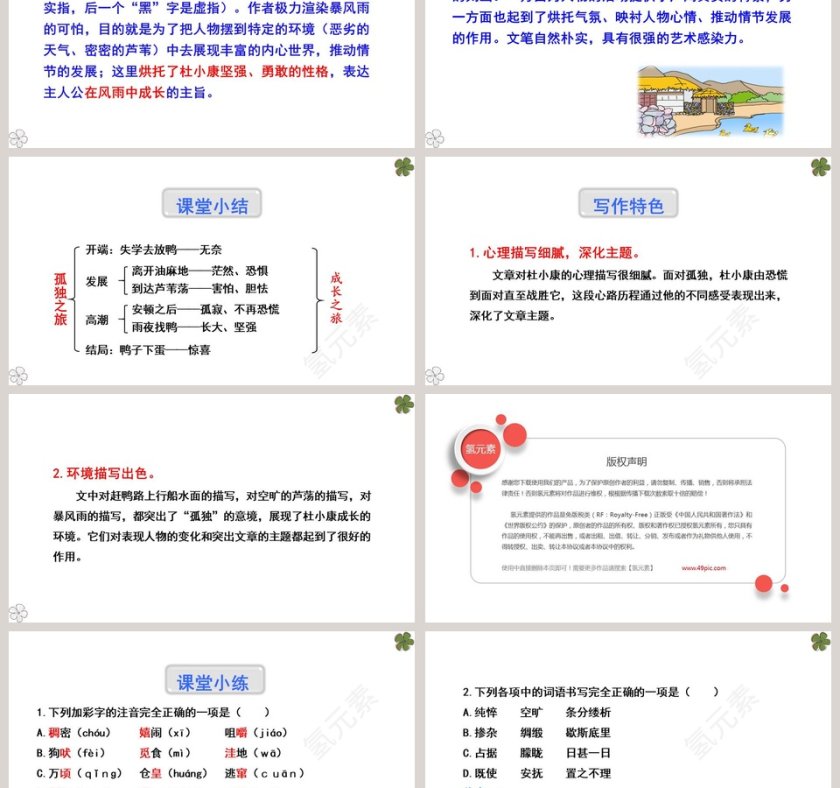 课文解析孤独之旅语文课件PPT第6张