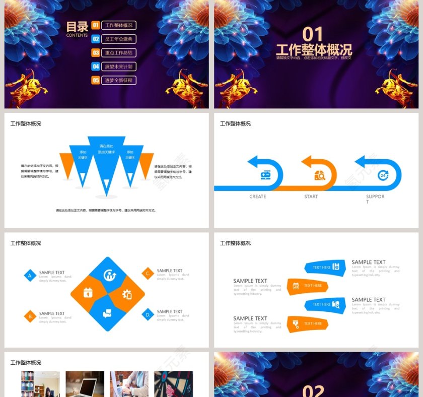 企业年会颁奖总结计划PPT第2张