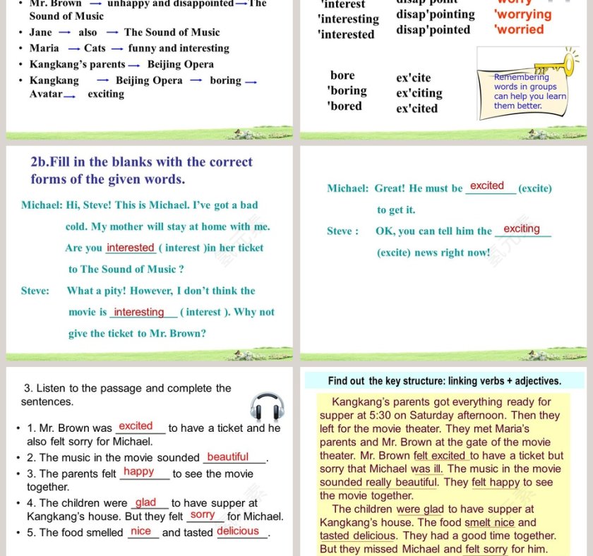 Unit 5  Topic 1-Im so happy教学ppt课件第5张