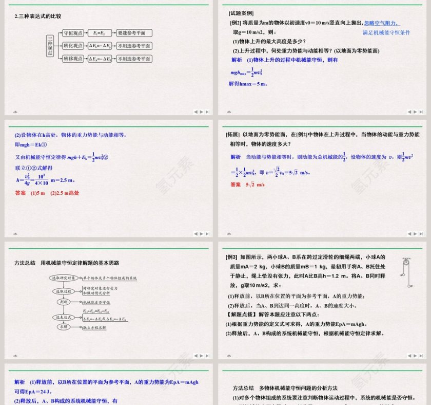 机械能守恒定律教学ppt课件第5张