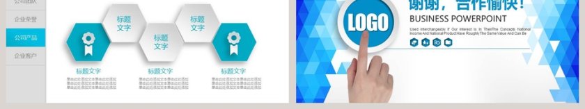 公司介绍展示PPT工作总结ppt模板第6张