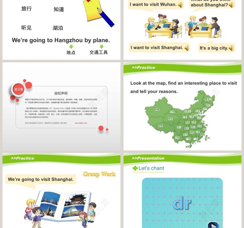 Unit 3 We are going to travel-人教精通版六年级下册教学ppt课件第3张