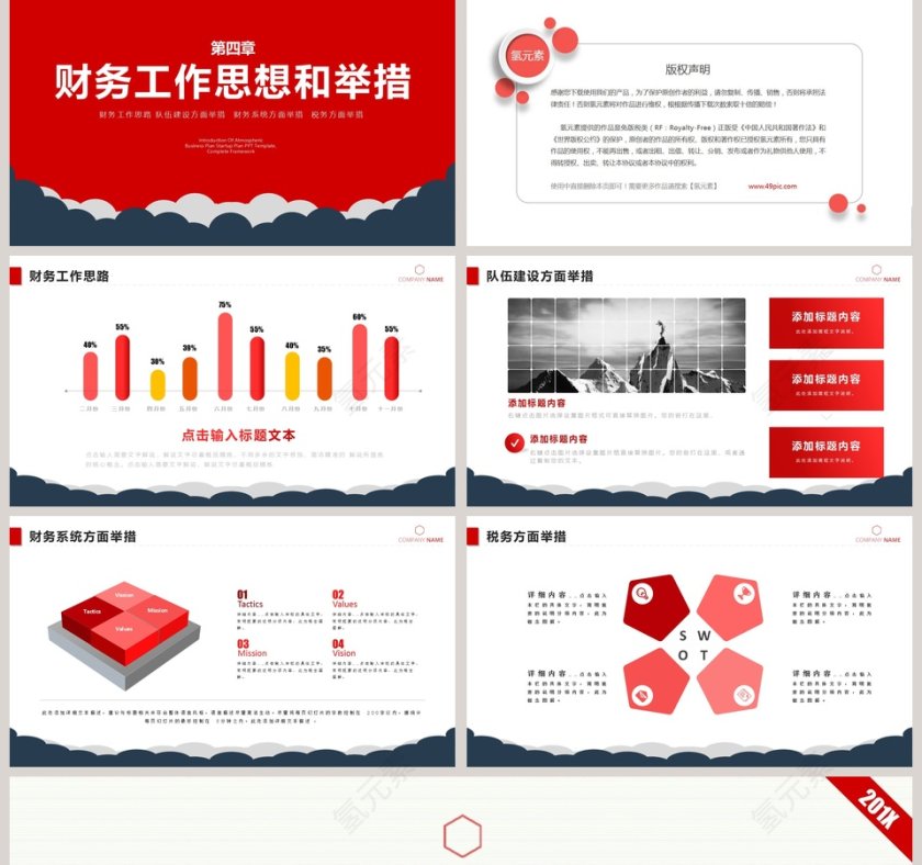 财务部工作总结ppt第5张