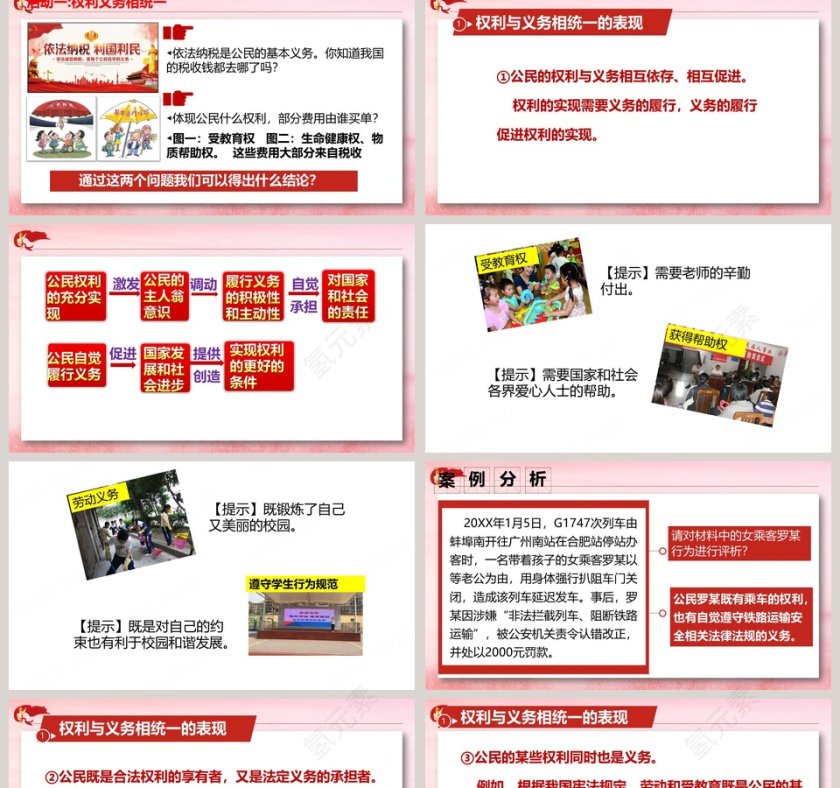 第二单元  理解权利义务 PPT模板第2张