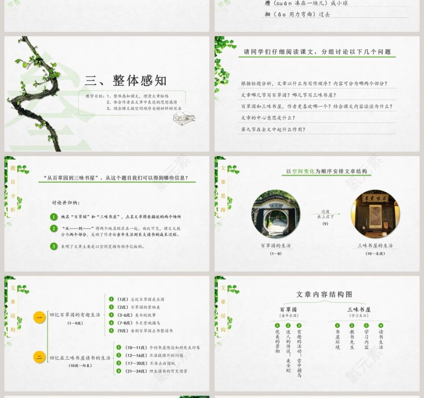 七年级语文课件《从百草园到三味书屋》PPT第4张