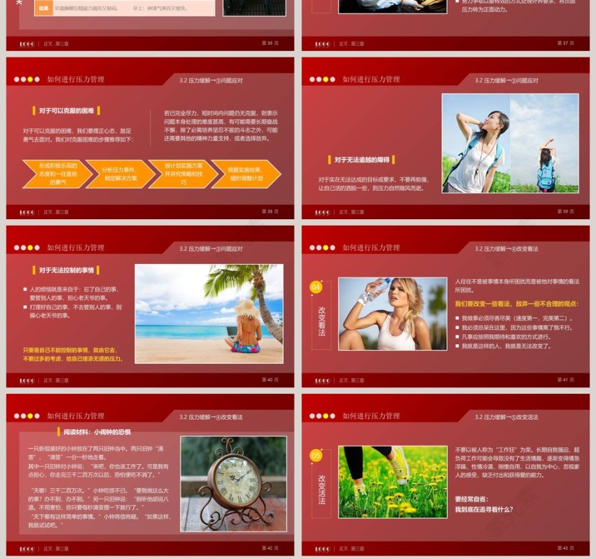 员工在职培训压力管理探微员工培训PPT第7张