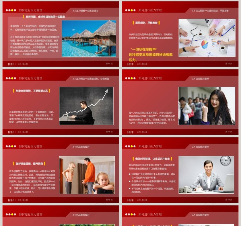 员工在职培训压力管理探微员工培训PPT第8张