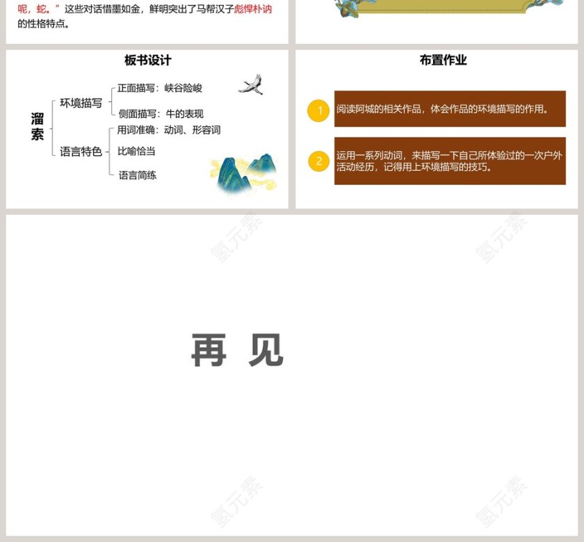 课文解析溜索语文课件PPT第4张