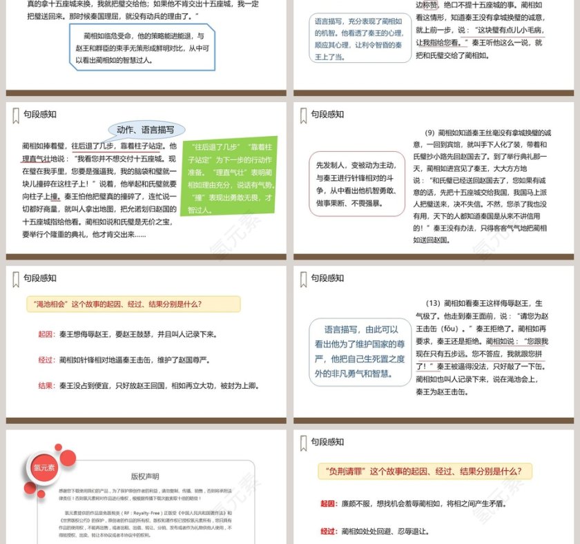 课文解析五年级语文上册将相和语文课件PPT第3张