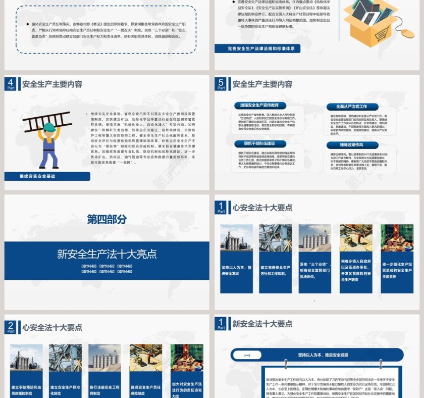 全面落实安全生产PPT模板第3张