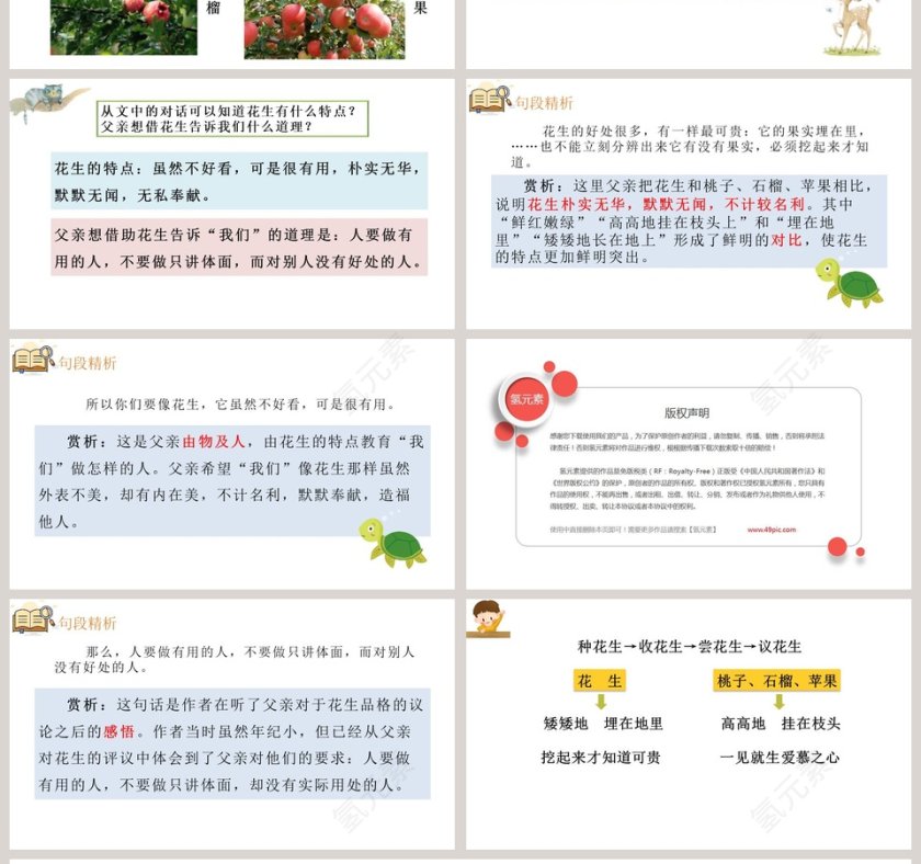 落花生语文教学PPT课件第4张