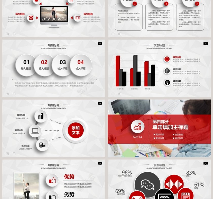 工作汇报年终总结PPT第6张