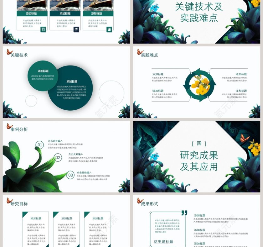 开题报告毕业答辩PPT (第3张