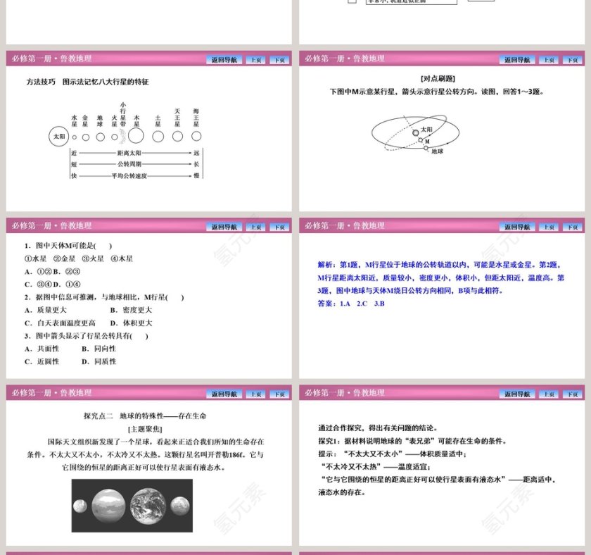 第一节地球的宇宙环境-第教学ppt课件第4张