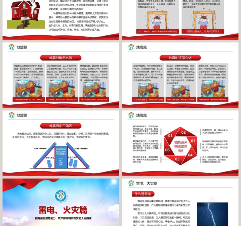 防范化解灾害风险筑牢安全发展基础全国防灾减灾日宣传活动PPT模板第3张