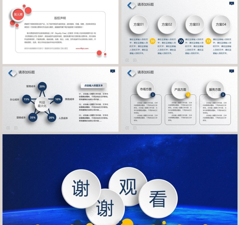 中国建设银行工作汇报PPT第5张