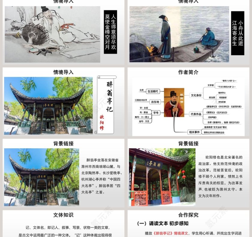 诗词解析醉翁亭记语文课件PPT第2张