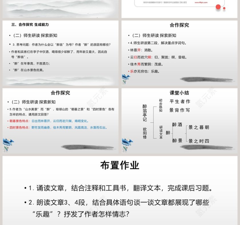 诗词解析醉翁亭记语文课件PPT第4张